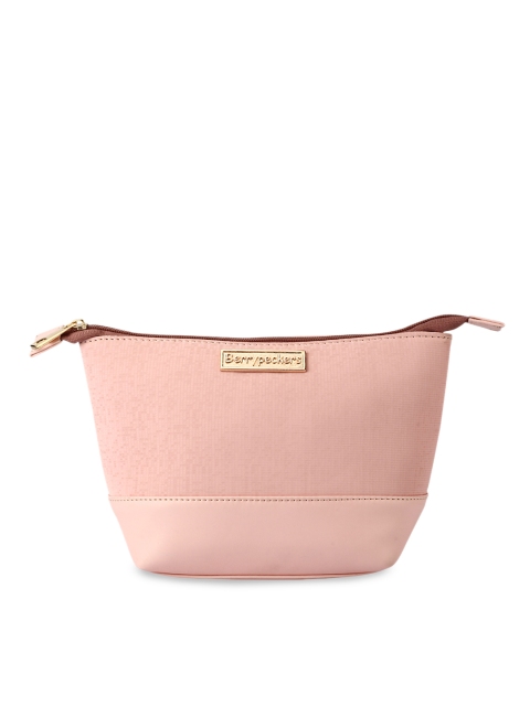 

Berrypeckers Pink Solid Clutch
