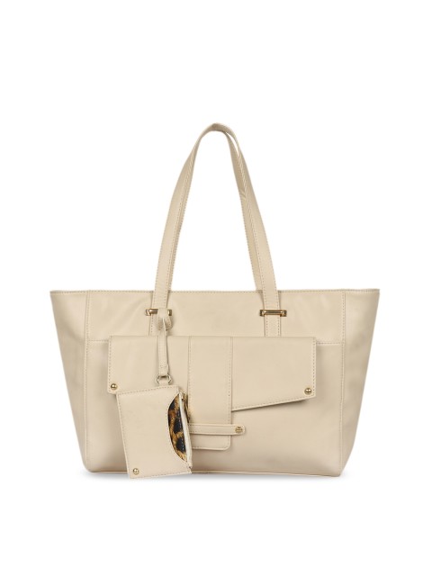 

Berrypeckers Beige Solid Shoulder Bag