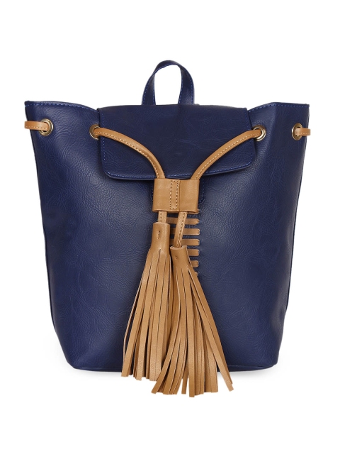 

Berrypeckers Women Blue Solid Backpack