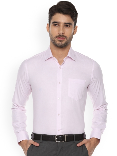 

Van Heusen Men Pink Slim Fit Striped Formal Shirt