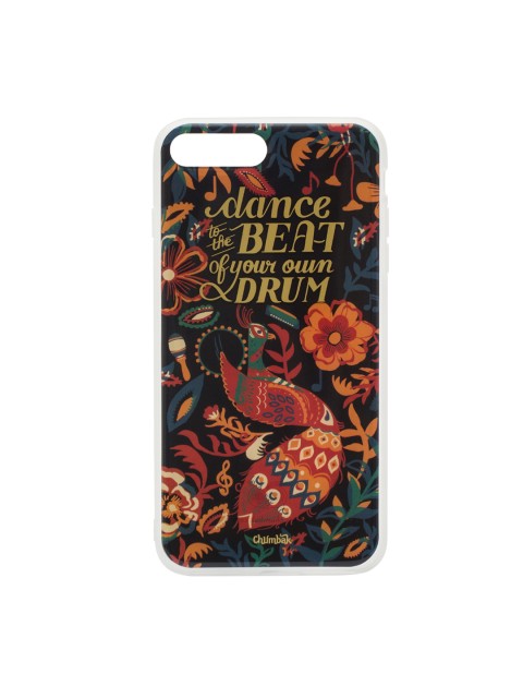 

Chumbak Black Typography Printed iPhone 8 Plus Case