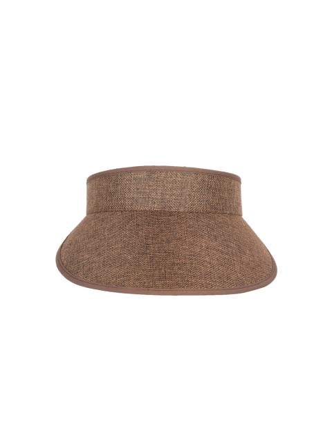 

FabSeasons Women Brown Solid Visor Cap