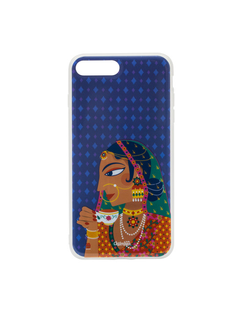 

Royal Rani BIue Printed Iphone 8 Plus Case, Blue