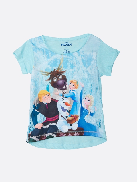 

Frozen featured Blue Tshirt for Girls