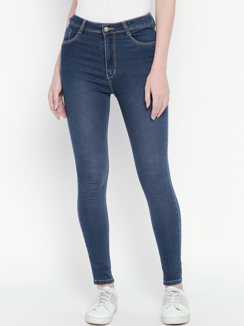 

fungus Women Blue Slim Fit High-Rise Clean Look Stretchable Jeans