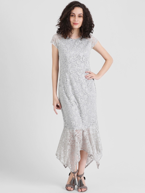 

Zink London Women Grey Sheath Dress