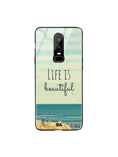 

DailyObjects Multicoloured OnePlus 6 Glass Case Cover, Multi