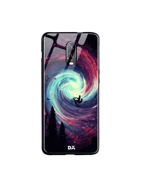 

DailyObjects Multicoloured OnePlus 6T Printed Glass Case Cover, Multi