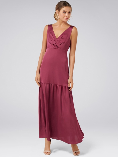 

Forever New Women Pink Maxi Dress