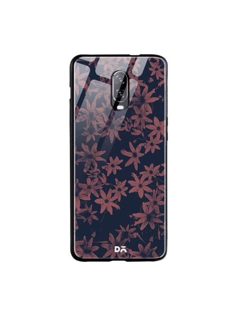 

DailyObjects Blue & Pink OnePlus 6T Glass Case Cover