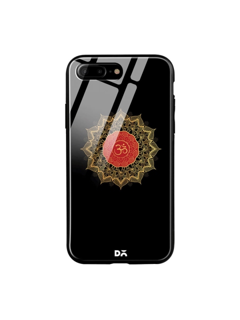 

DailyObjects Black iPhone 7 Plus Glass Case Cover