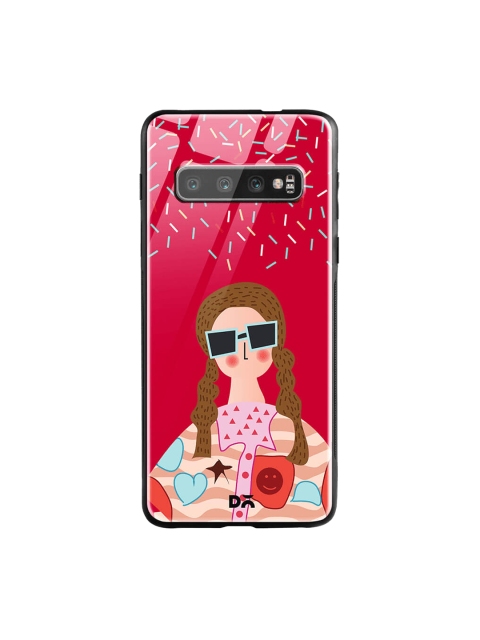 

DailyObjects Multicoloured Samsung Galaxy S10 Glass Case Cover, Multi