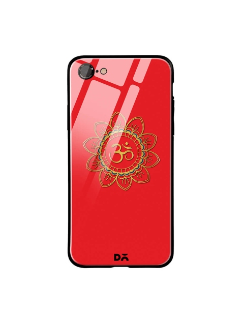 DailyObjects Red iPhone 7 Glass Case Cover