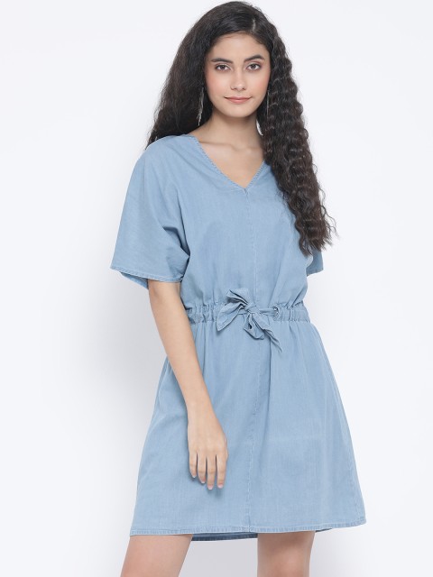 

Oxolloxo Women Blue A-Line Dress