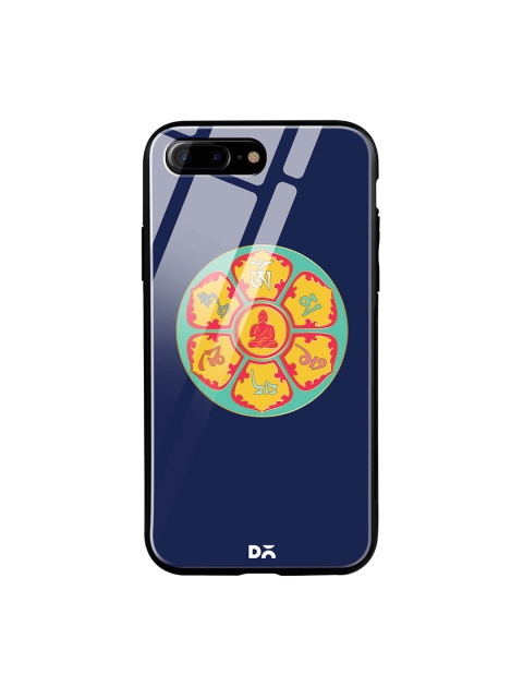 

DailyObjects Navy Blue iPhone 7 Plus Glass Case Cover