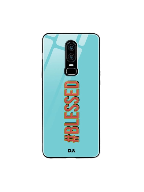 

DailyObjects Blue OnePlus 6 Printed Glass Case Cover