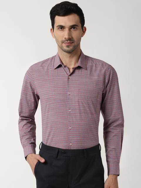 

Peter England Men Multicoloured Nuvo Regular Fit Checked Formal Shirt, Multi