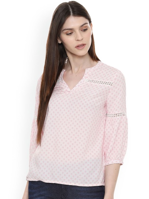 

Allen Solly Woman White Printed Top