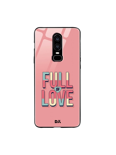 

DailyObjects Pink OnePlus 6 Printed Glass Case Cover
