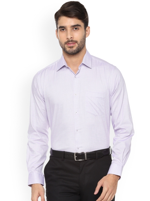 

Van Heusen Men Purple Custom Regular Fit Striped Formal Shirt