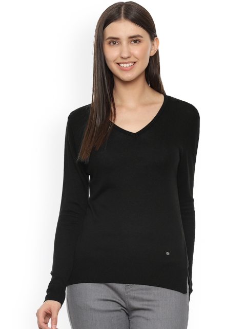 

Allen Solly Woman Black Solid Top