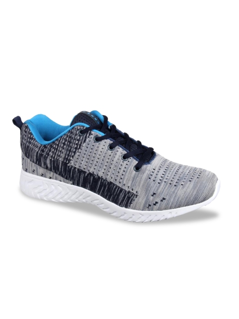 

Yuuki Men Navy Blue Mesh Mid-Top Training or Gym Shoes