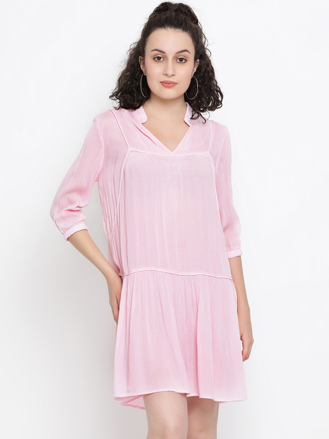 

Oxolloxo Women Pink A-Line Dress