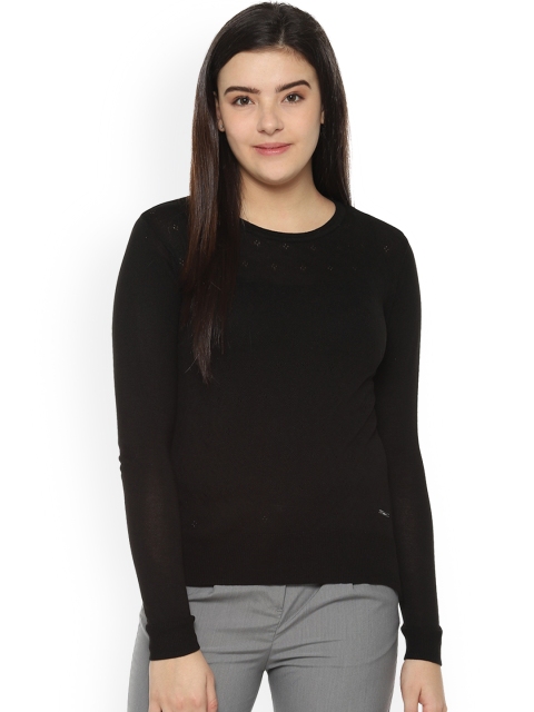 

Van Heusen Woman Women Black Solid Top