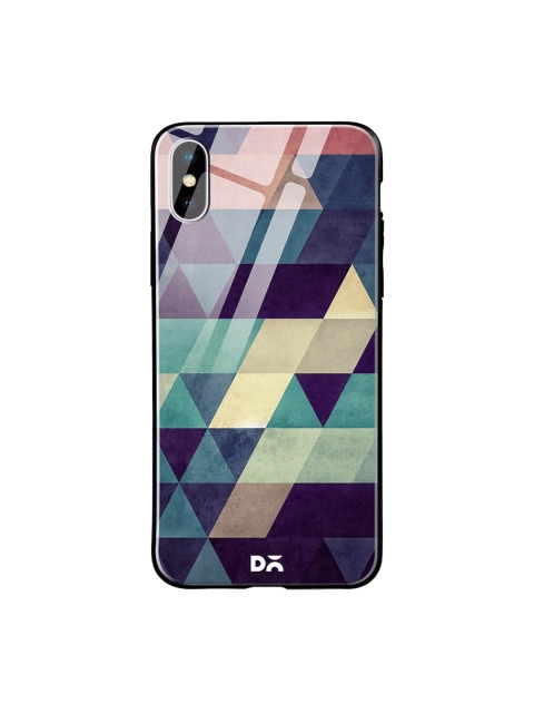 

DailyObjects Multicoloured iPhone XS Max Printed Glass Case Cover, Multi