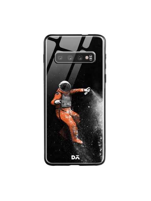 

DailyObjects Black Samsung Galaxy S10 Printed Glass Case Cover