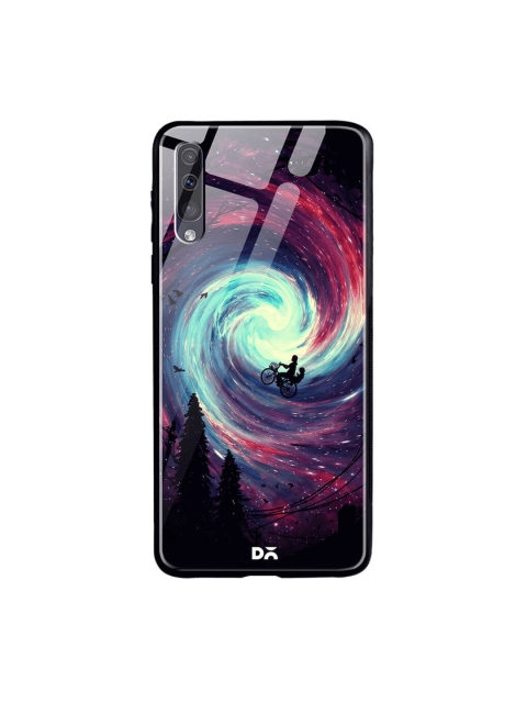 

DailyObjects Multicoloured Samsung Galaxy A70 Glass Case Cover, Multi