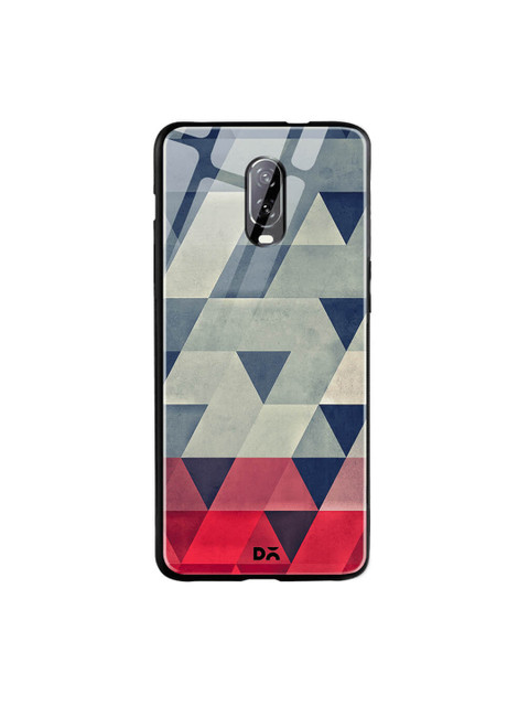 

DailyObjects Multicoloured OnePlus 6T Glass Case Cover, Multi
