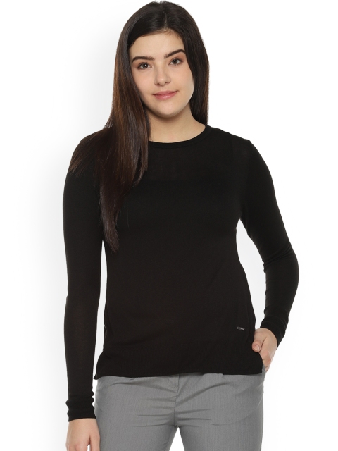 

Van Heusen Woman Black Solid Top