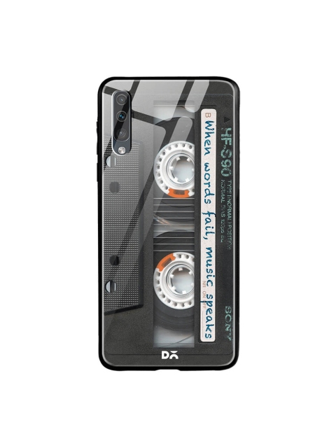 

DailyObjects Black Samsung Galaxy A70 Glass Case Cover