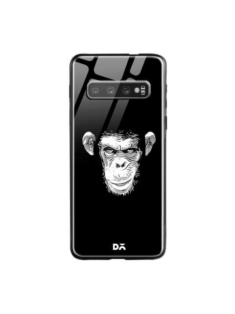 

DailyObjects Black Samsung Galaxy S10 Glass Case Cover
