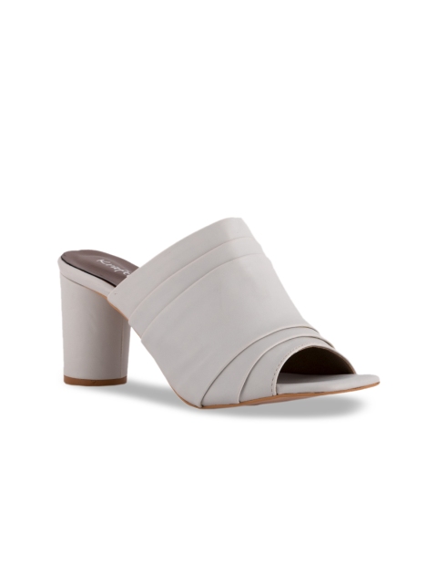

Kraft Cellar Women Grey Solid Block Heels