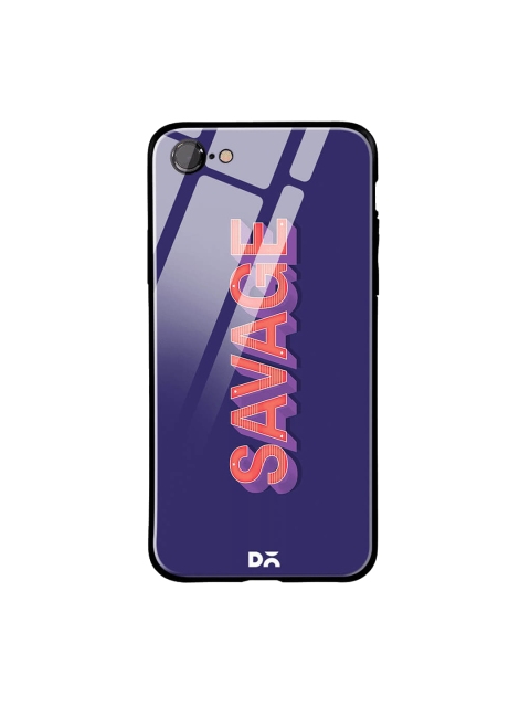 

DailyObjects Purple iPhone 7 Printed Glass Case Cover