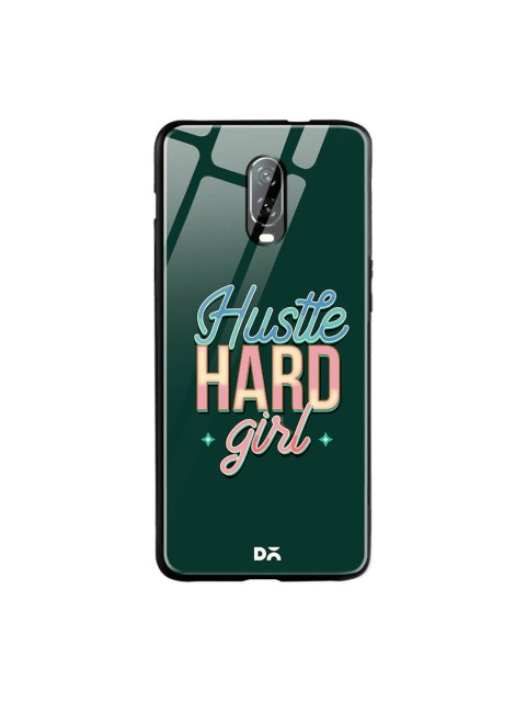 

DailyObjects Green OnePlus 6T Glass Case Cover
