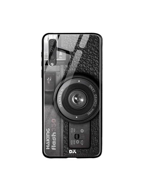 

DailyObjects Black Samsung Galaxy A70 Printed Glass Case Cover