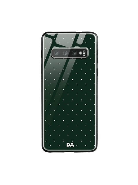 DailyObjects Green Samsung Galaxy S10 Glass Case Cover