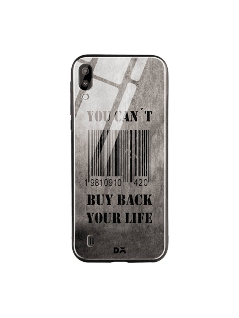 

DailyObjects Unisex Black & Grey Samsung Galaxy M10 Glass Case