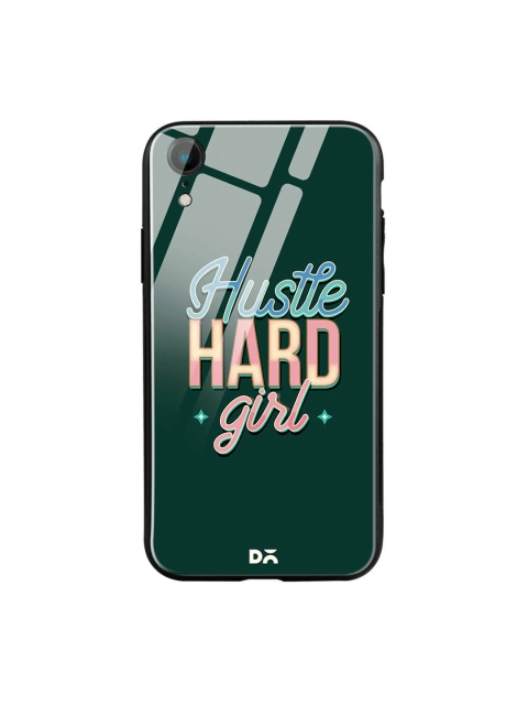 

DailyObjects Green Printed iPhone XR Glass Case Cover