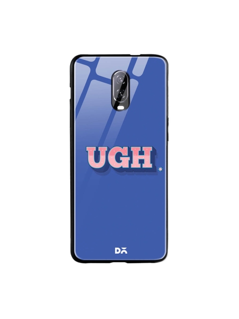 

DailyObjects Blue OnePlus 6T Glass Case Cover