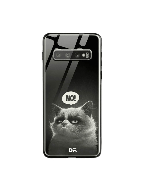 

DailyObjects Black Samsung Galaxy S10 Glass Case Cover