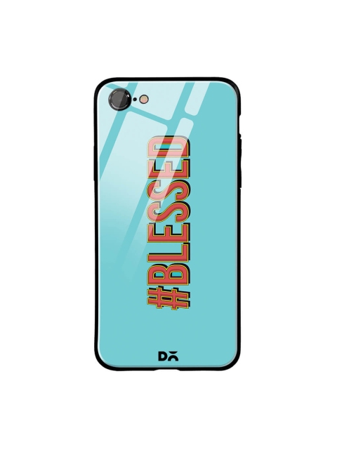 

DailyObjects Blue iPhone 7 Glass Case Cover
