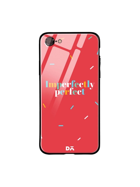 

DailyObjects Red iPhone 8 Glass Case Cover
