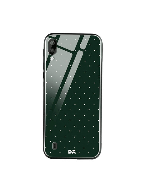 

DailyObjects Green Samsung Galaxy M10 Glass Case Cover