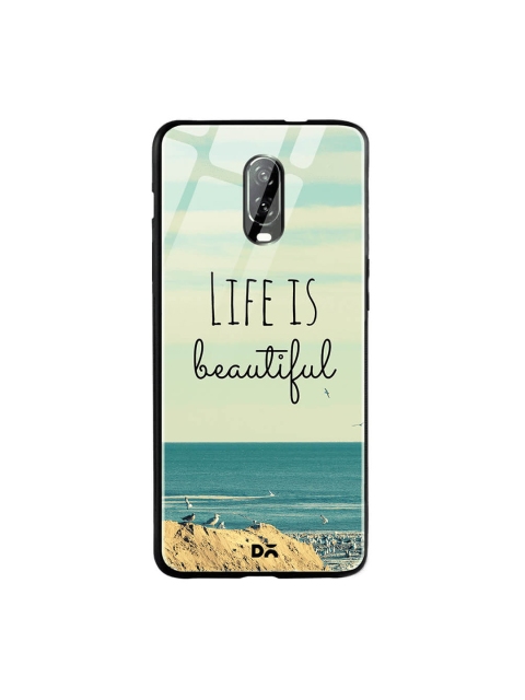 

DailyObjects Multicoloured Printed OnePlus 6T Glass Case Cover, Multi
