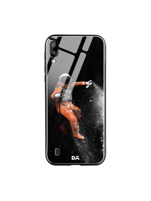 

DailyObjects Black Samsung Galaxy M10 Glass Case Cover