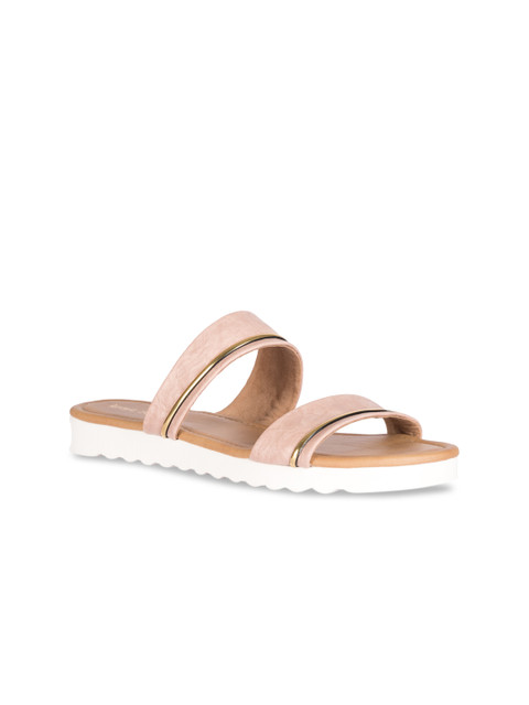 

Kraft Cellar Women Pink & Gold-Coloured Solid Heels